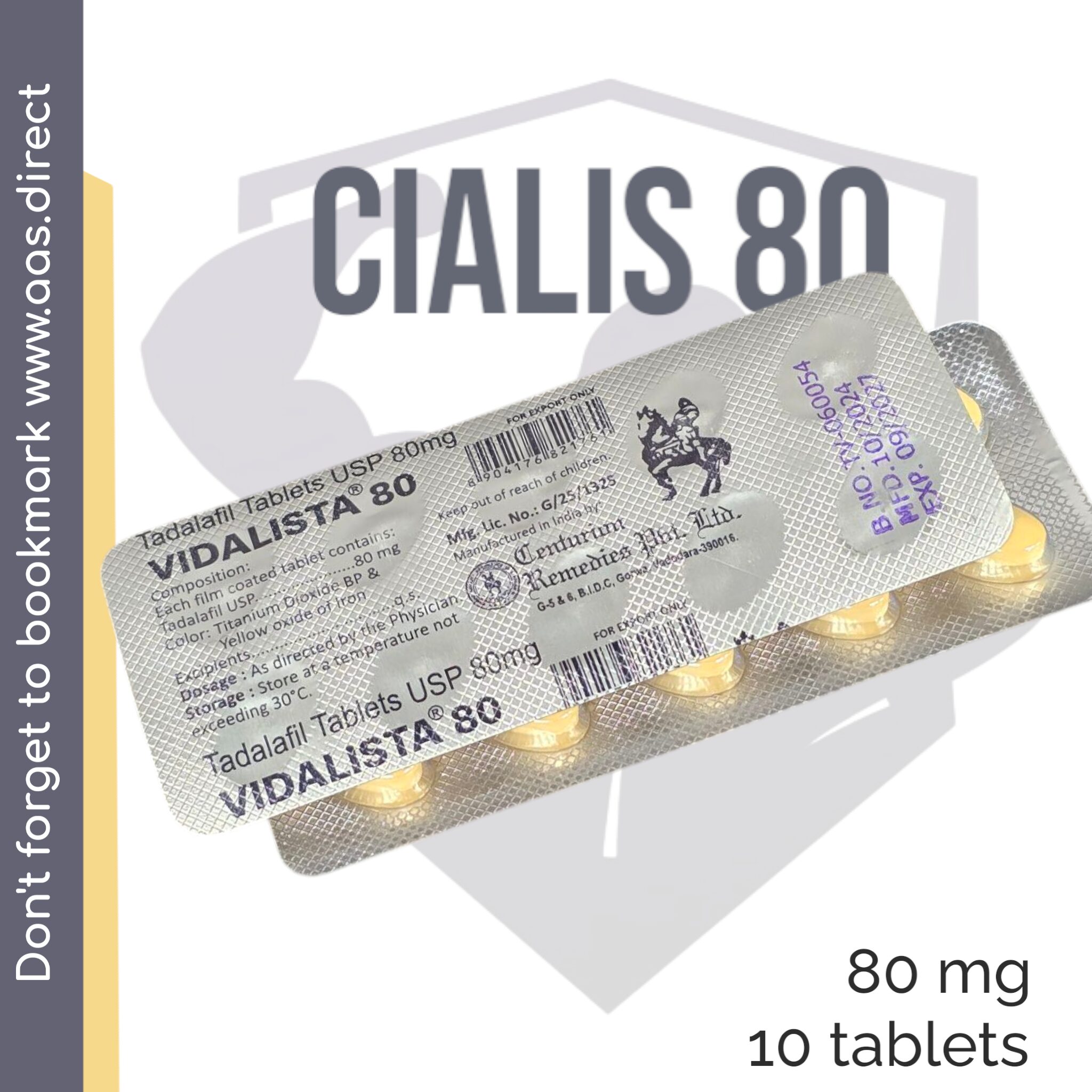 Photoroom-20250306_204252 Cialis - Tadalafil Extra Strength - 80mg