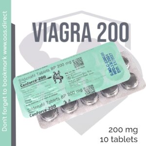 Viagra - Sildenafil Extra Strength - 200mg | 10 tablets